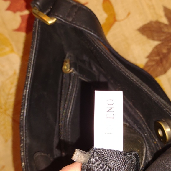 #VINTAGE #BUENO Embroidered Multi-Print Fabric Satchel# - Picture 6 of 13